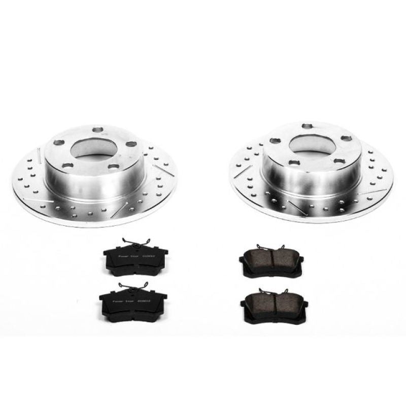 PowerStop 98-01 Audi A6 Quattro Rear Z23 Evolution Sport Brake Kit