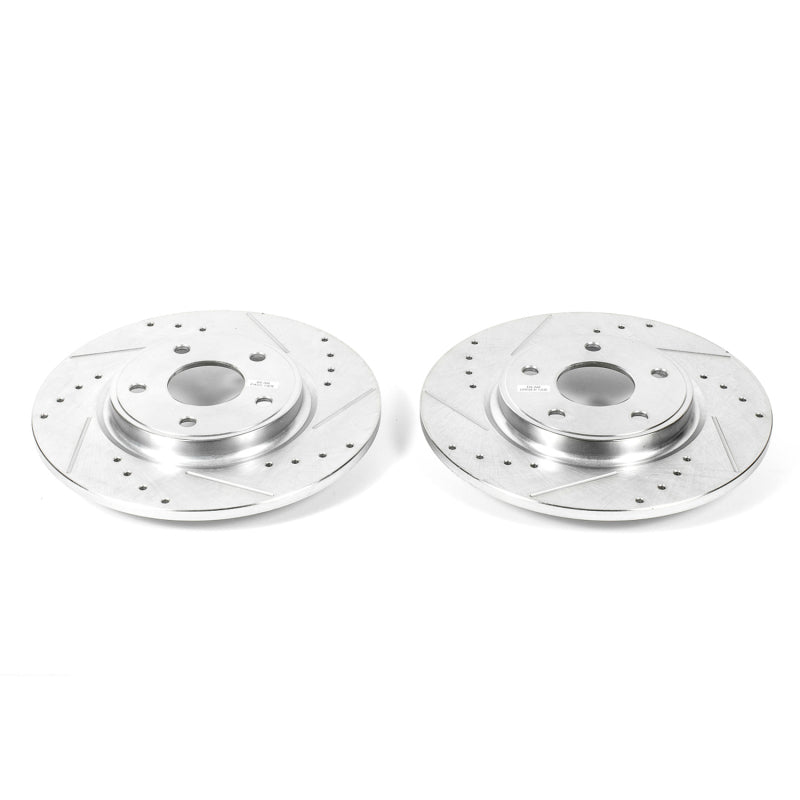 PowerStop 12-16 Chrysler Town & Country Rear Evolution Drilled & Slotted Rotors - Pair