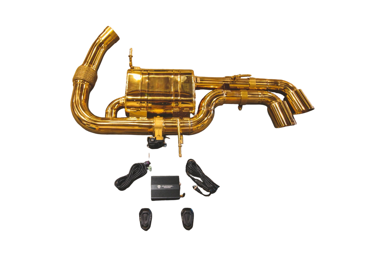 Valvetronic Designs - BMW i8 Valved Sport Exhaust System - Anodized Gold
