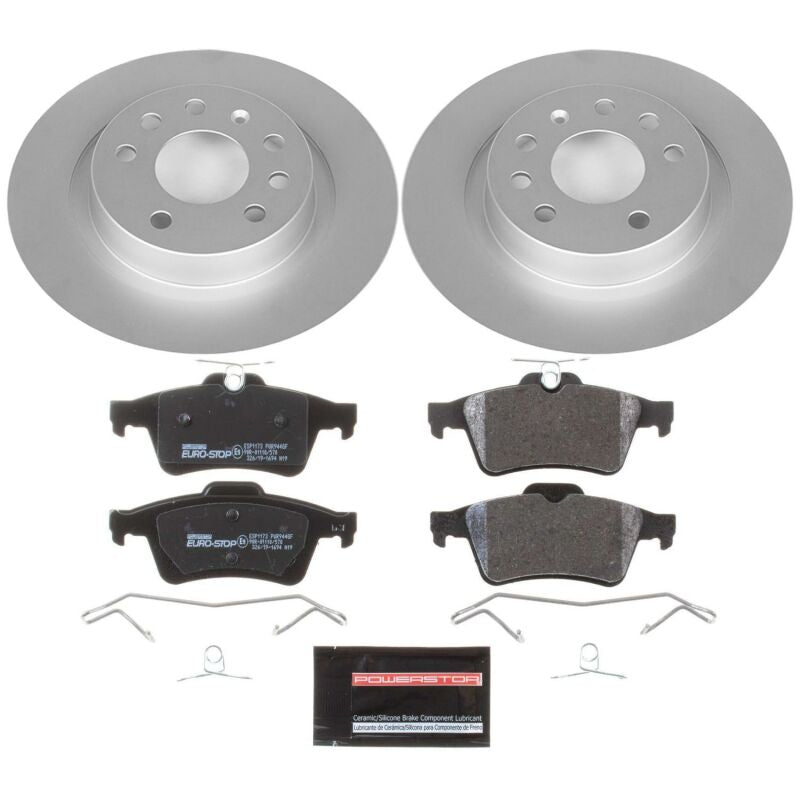 PowerStop 03-11 Saab 9-3 Rear Euro-Stop Brake Kit