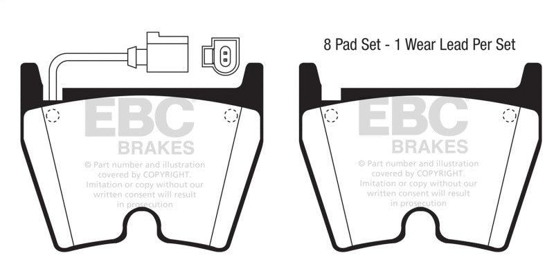 EBC RedStuff Performance Front Brake Pads DP31513/3C