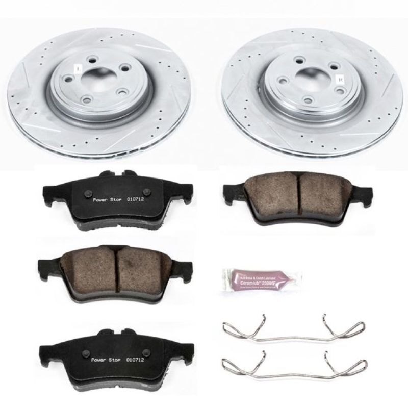 PowerStop 06-08 Jaguar S-Type Rear Z23 Evolution Sport Brake Kit