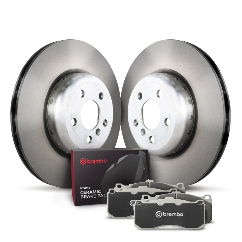 Brembo OE 08-10 BMW 535i/04-05 545i/06-10 550i/04-05 645Ci/06-10 650i Rear Disc Brake Kit for 2008-2010 BMW 535i Base - P06026N Pads