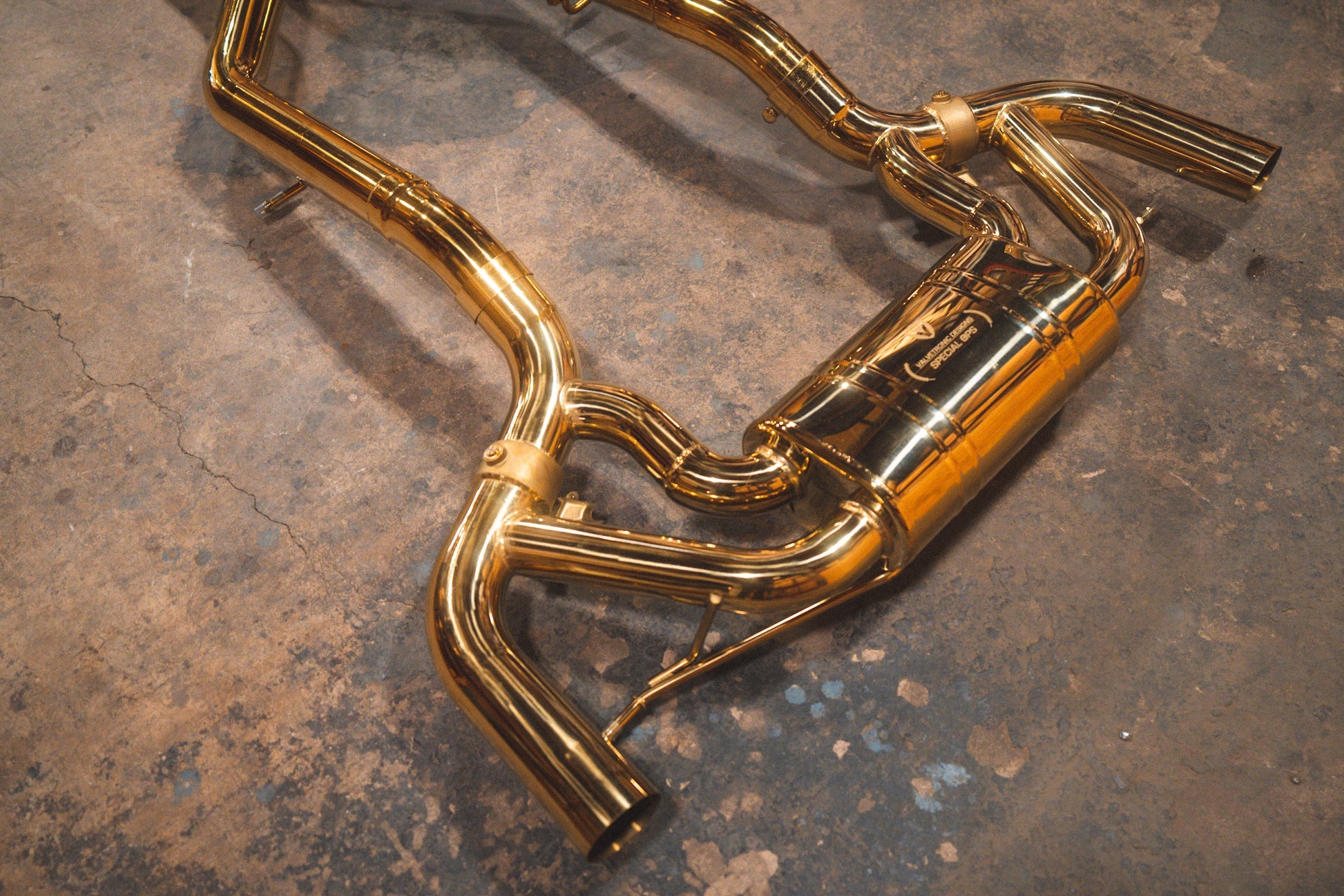 Valvetronic Designs - Mercedes AMG GT / GTS Valved Sport Exhaust System - Anodized Gold