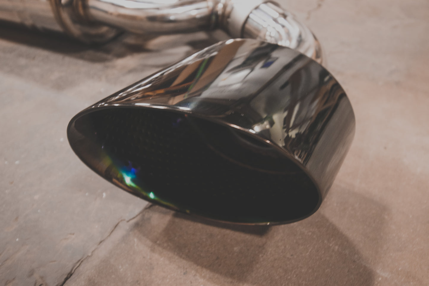 Valvetronic Designs - Audi TTRS Valved Sport Exhaust MK3 - Brushed w/ Black OEM Tips