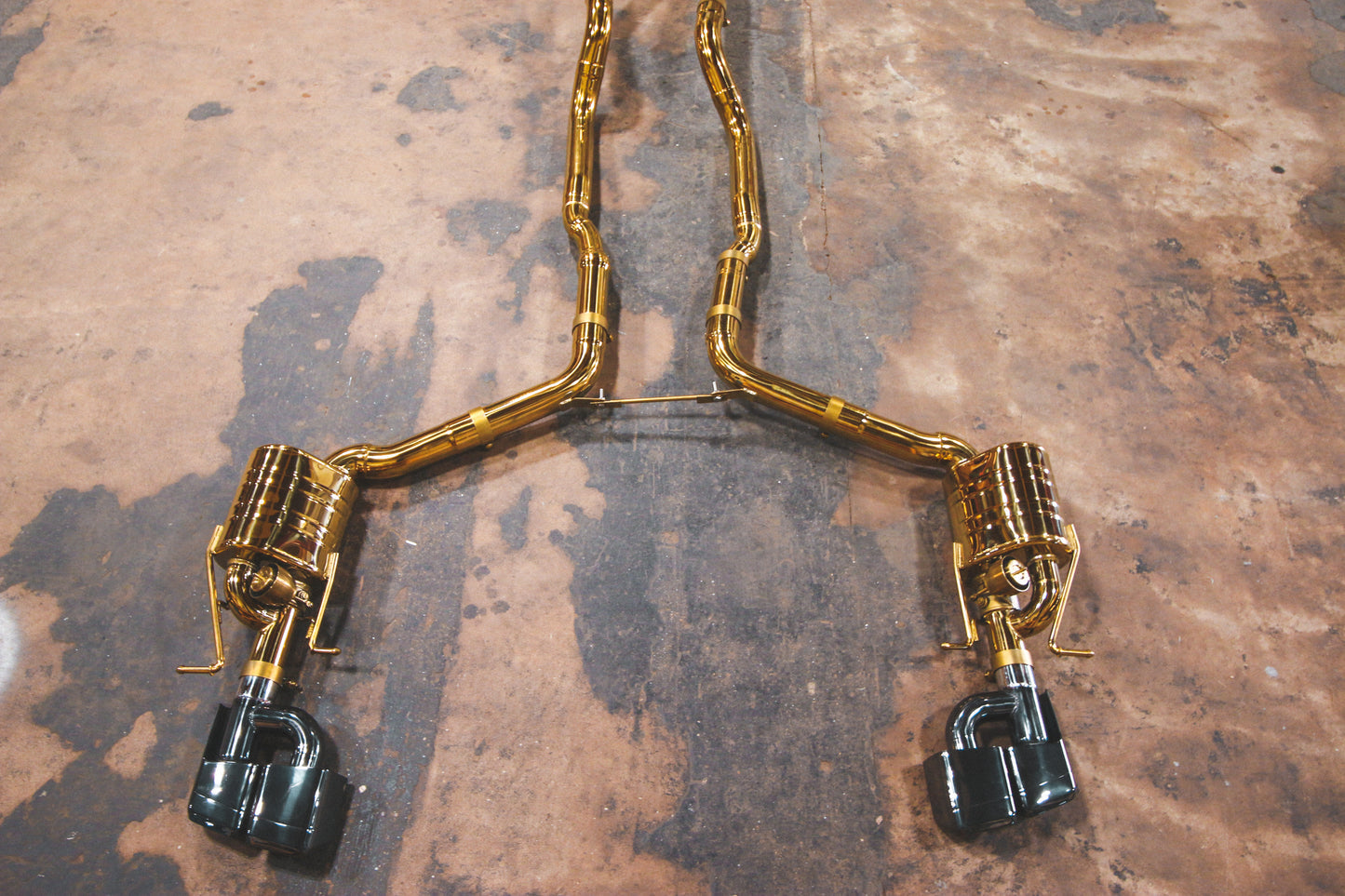 Valvetronic Designs - Mercedes E63 Amg W212 Valved Sport Exhaust System - Brushed - 2014-2016