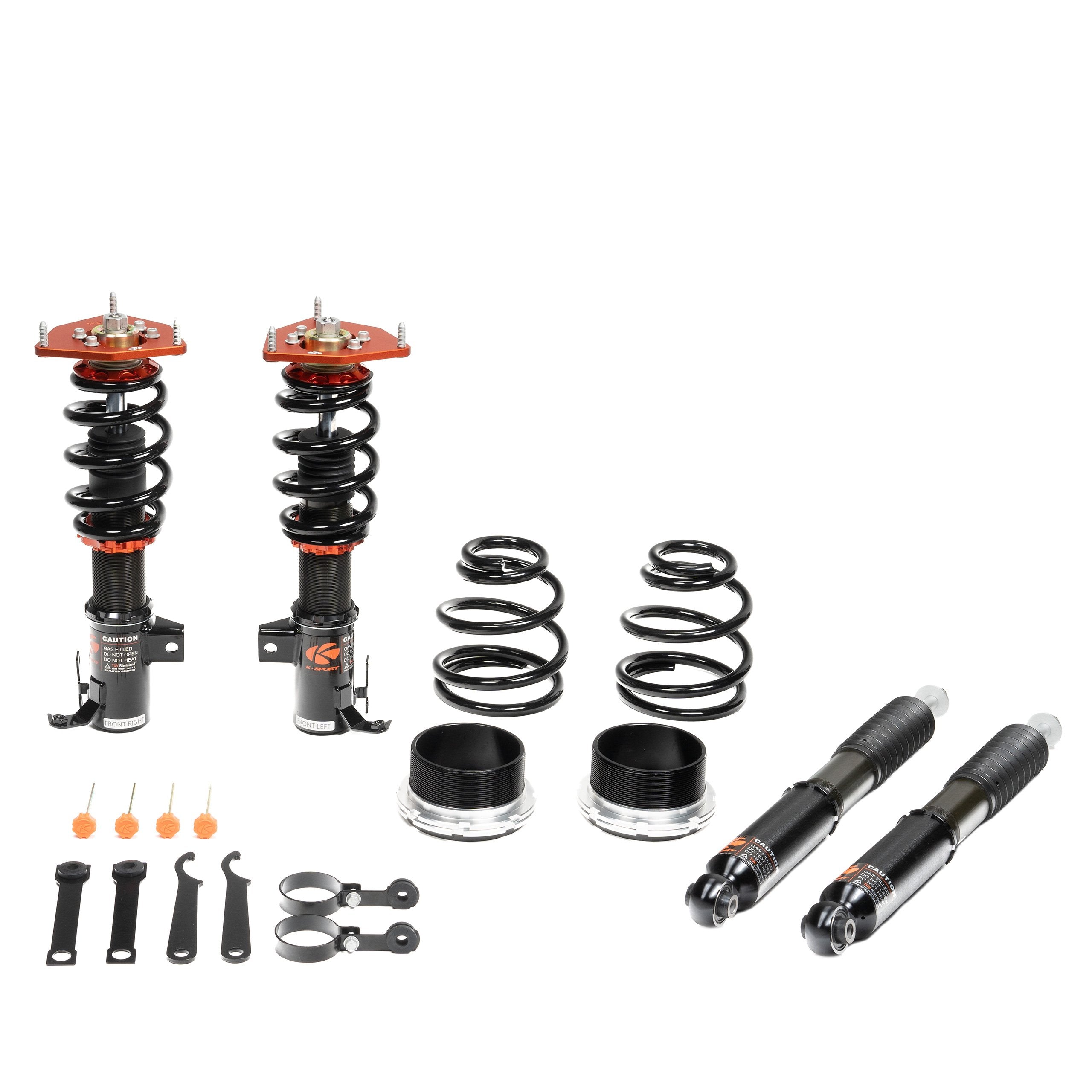 KSport Kontrol Sport Coilover Kit - Mercedes Benz 2010-2015 W207 E Class Coupe 6 CYL, RWD excludes AIRMATIC, 4MATIC