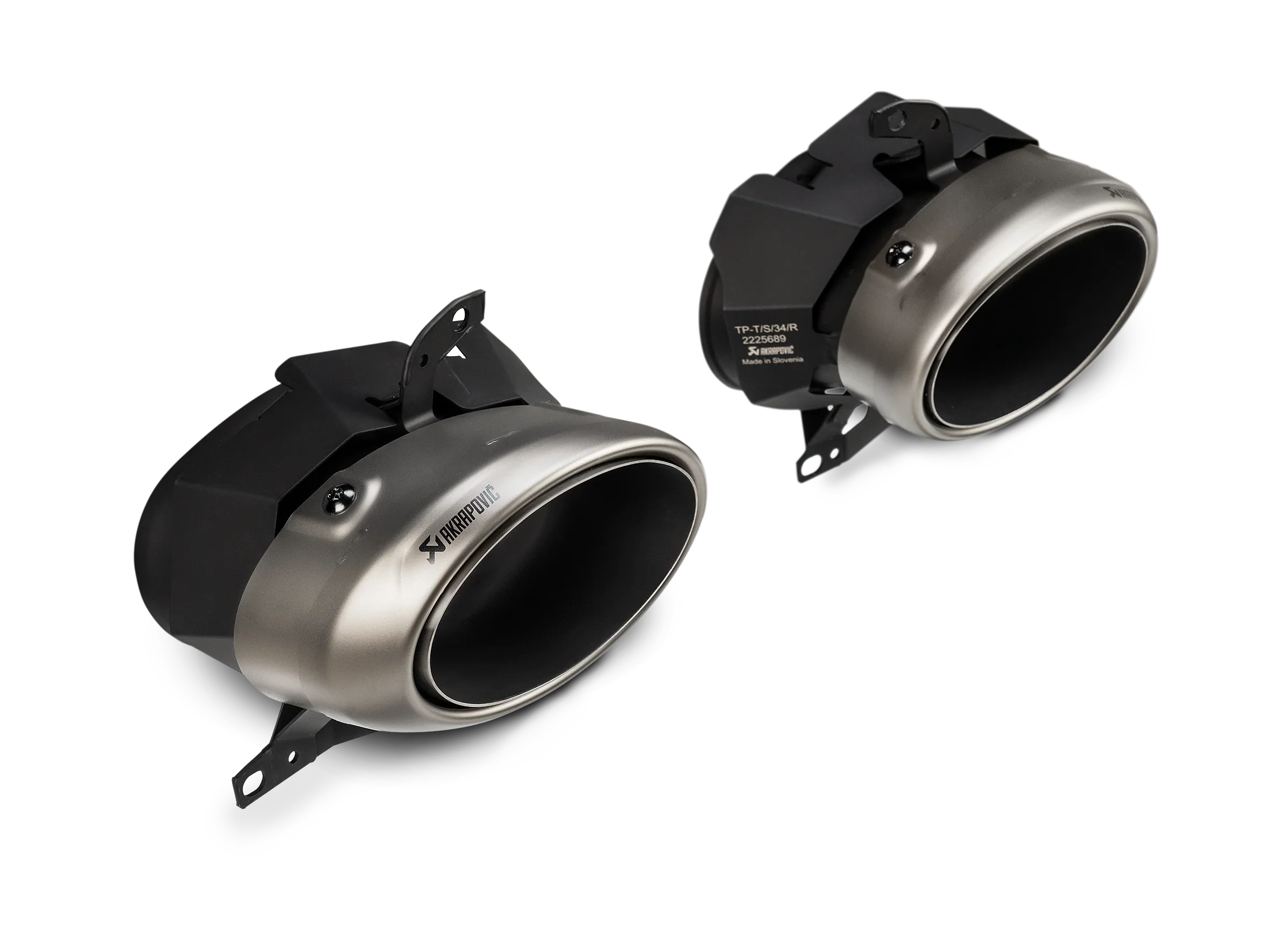 Akrapovic 14-15 Porsche 911 Turbo/Turbo S (991) Replacement Tail Pipe - Left (Titanium)