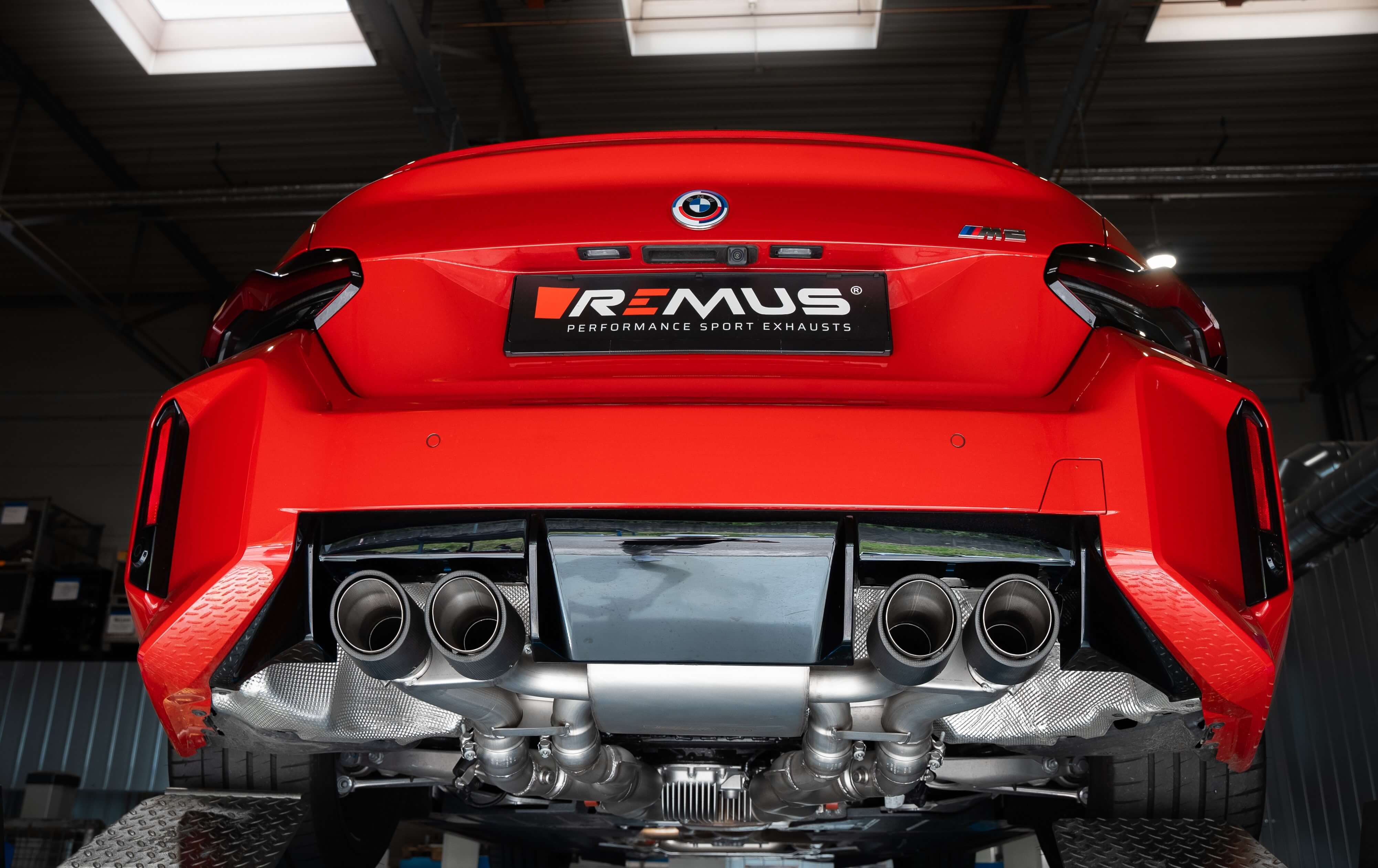 Remus 2023+ BMW M2 G2M G87 Axle Back Sport Exhaust System (Connection Tube & Tail Pipe Set Req)