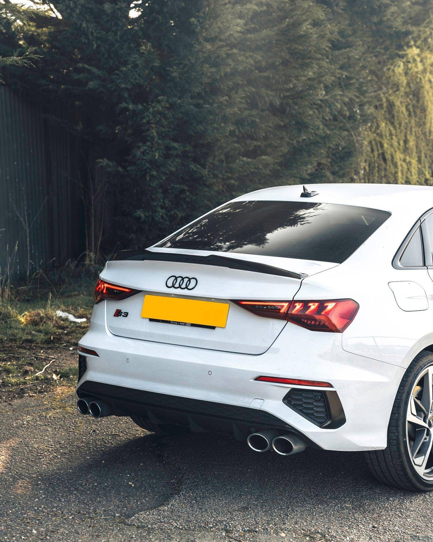 TRE Pre-preg Carbon Fiber Ducktail Rear Spoiler for Audi A3, S3 & RS3 (2021+, 8Y) by TRE