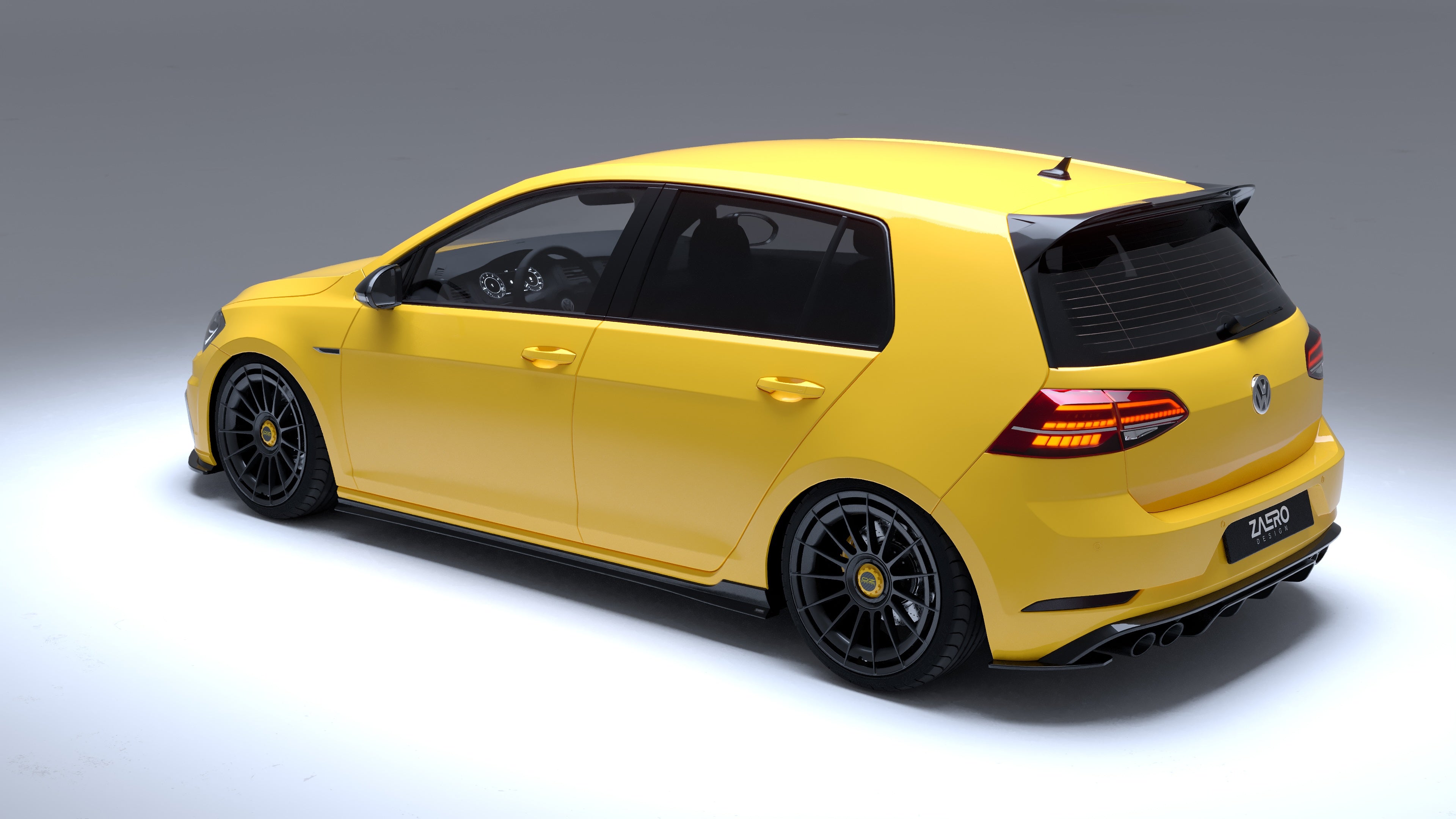 Zaero Design EVO-1 Gloss Black Rear Spoiler - VW Golf, Golf GTI & Golf R Mk7 & Mk7.5
