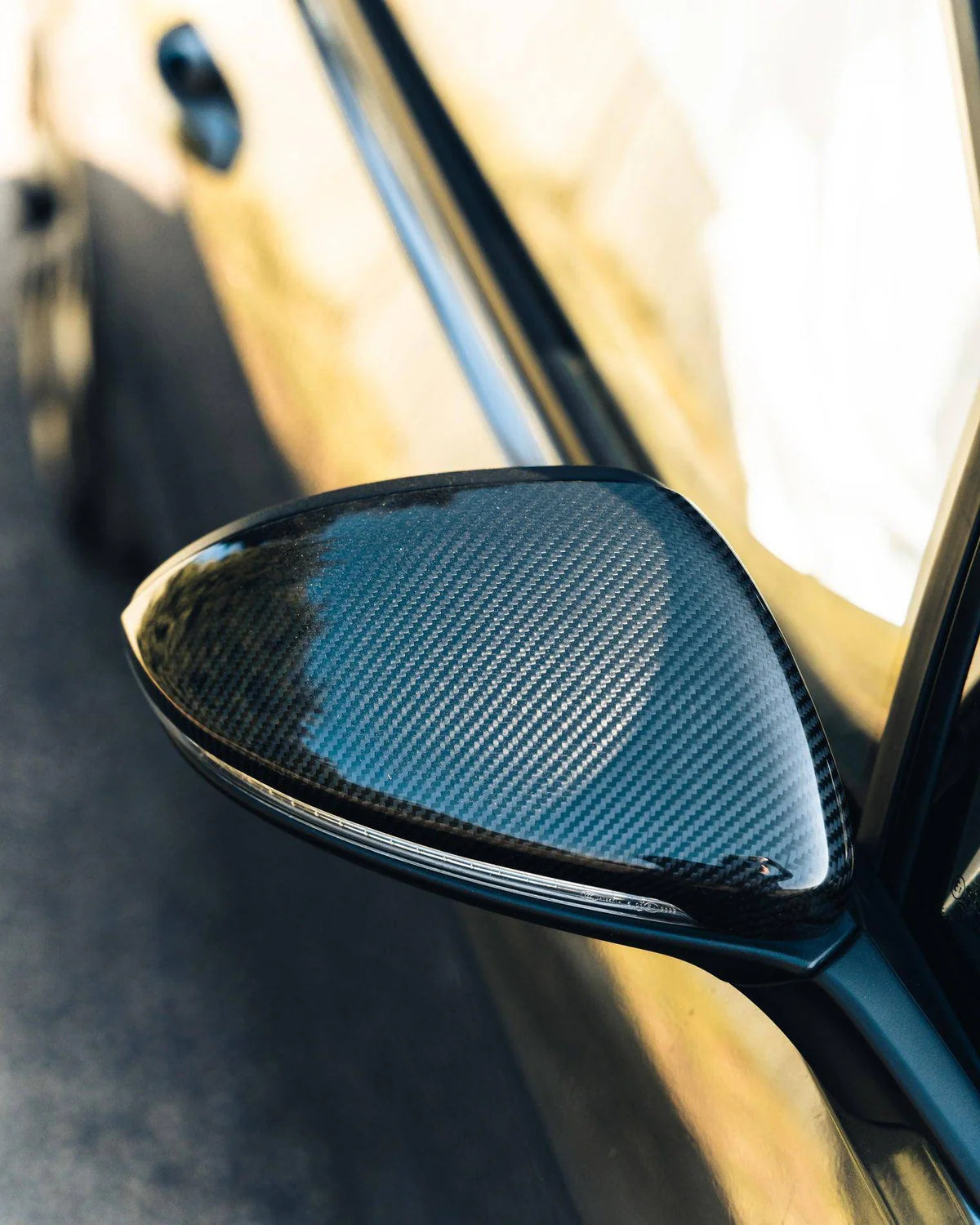 TRE VW Golf, Golf GTI & Golf R Mk7 / Mk7.5 Pre-Preg Carbon Fiber Wing Mirror Covers by TRE (2013-2020)