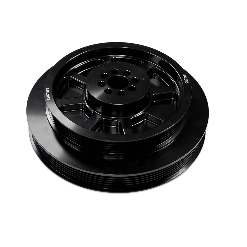 034 Motorsport 207mm Supercharger Crank Pulley Upgrade B8 · C7 3.0T