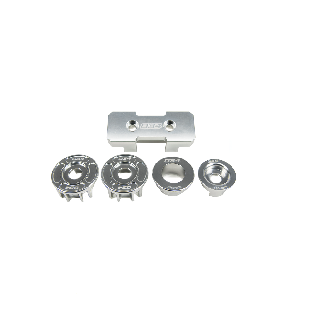 034 Motorsport Billet Drivetrain Mount Insert Kit B8 · 8R · D4