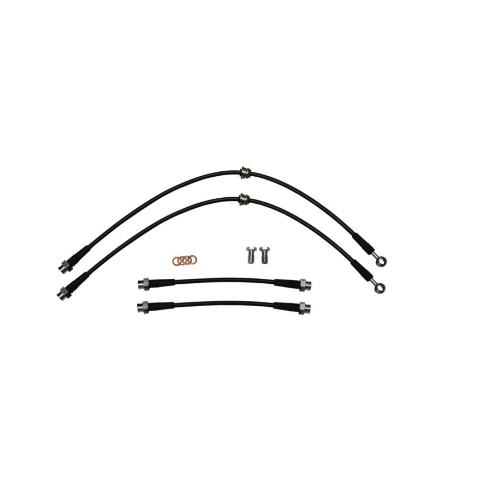 034 Motorsport Stainless Steel Braided Brake Line MK5 · MK6 · 1J · 1K · 8P A3