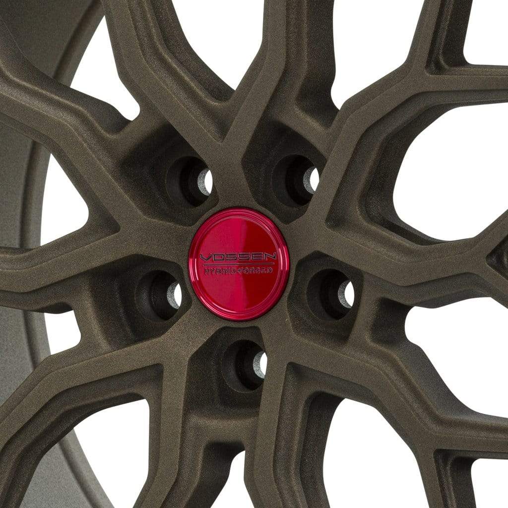 Vossen Hybrid Forged Optional 63mm Center Cap (Transparent Red/Black)