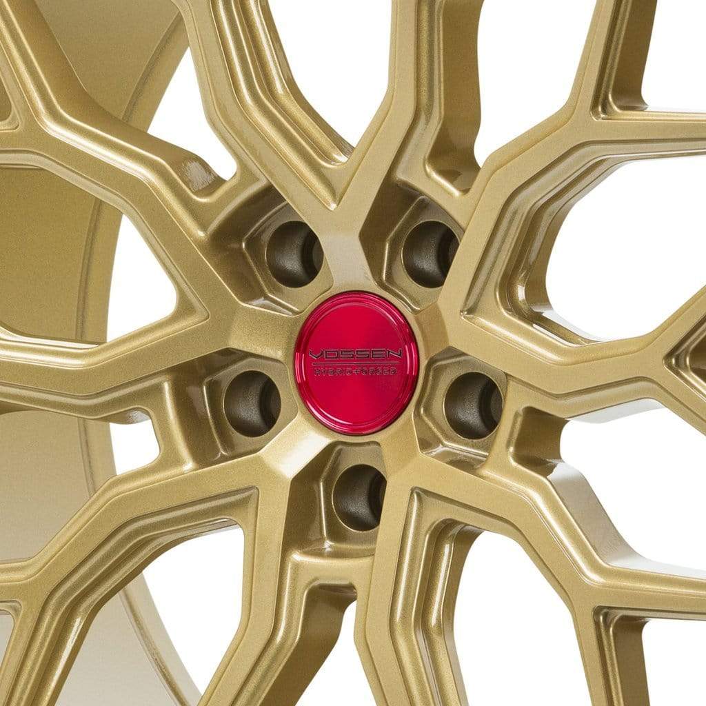 Vossen Hybrid Forged Optional 63mm Center Cap (Transparent Red/Black)