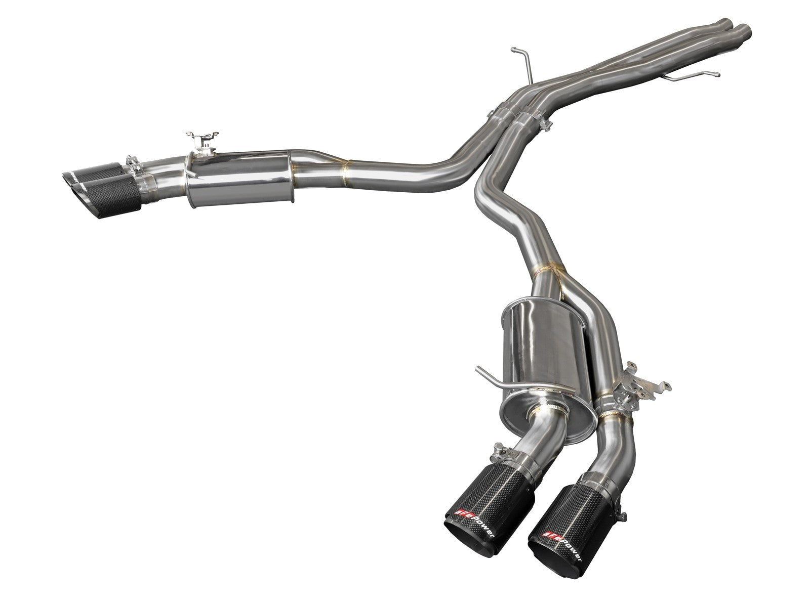 aFe MACH Force-Xp 3" to 2.5" 304 Stainless Steel Axle-Back Exhaust System (3.5" tips) RS5