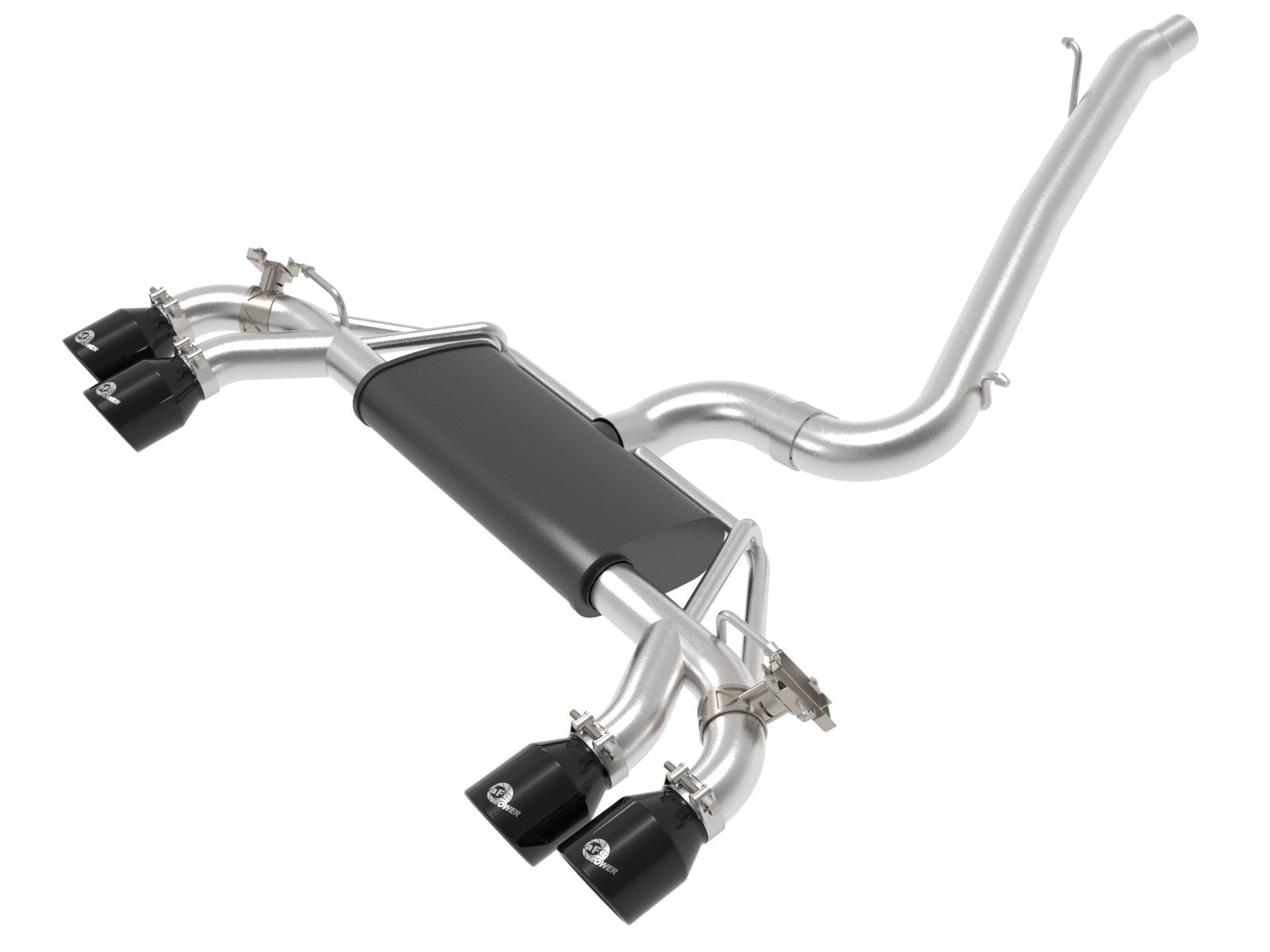 aFe MACH Force-Xp 3" to 2.5" 304 Stainless Steel Cat-Back Exhaust System (4" tips) - MK7 Golf R