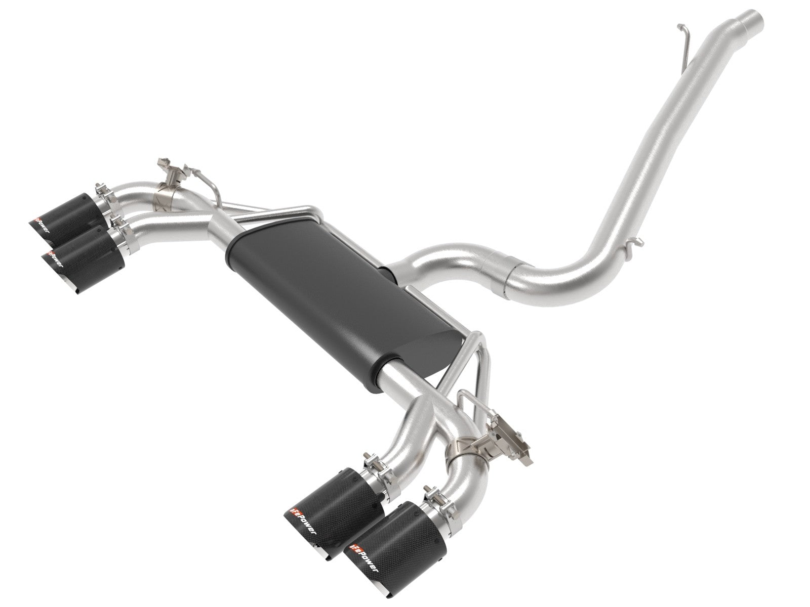 aFe MACH Force-Xp 3" to 2.5" 304 Stainless Steel Cat-Back Exhaust System (4" tips) - MK7 Golf R