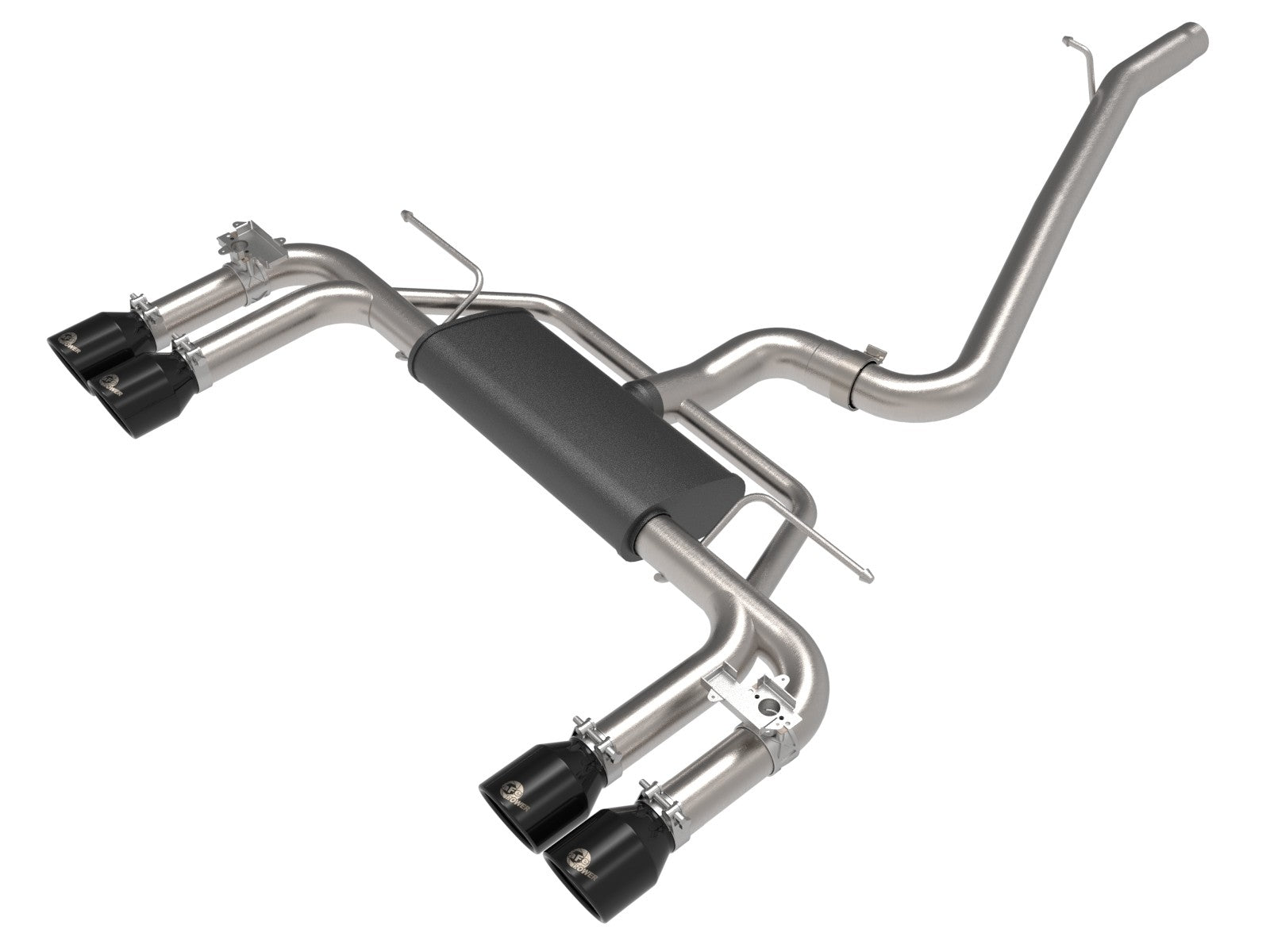 aFe MACH Force-Xp 3" to 2.5" 304 Stainless Steel Cat-Back Exhaust System (2.5" tips) 8V RS3