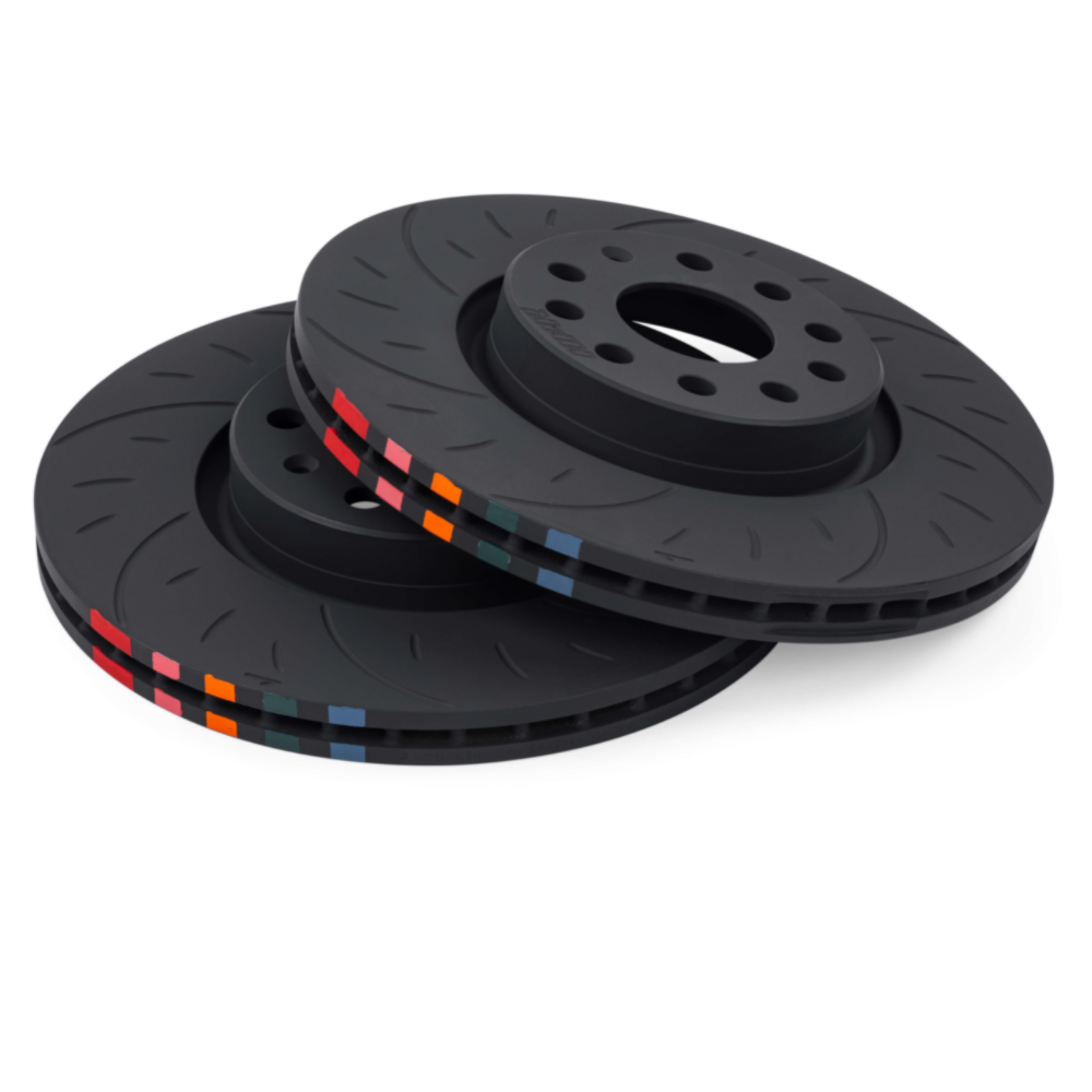 APR Slotted Front Brake Rotors 312x25mm