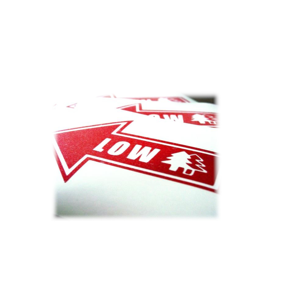 BFI "LOW" Arrow Decal