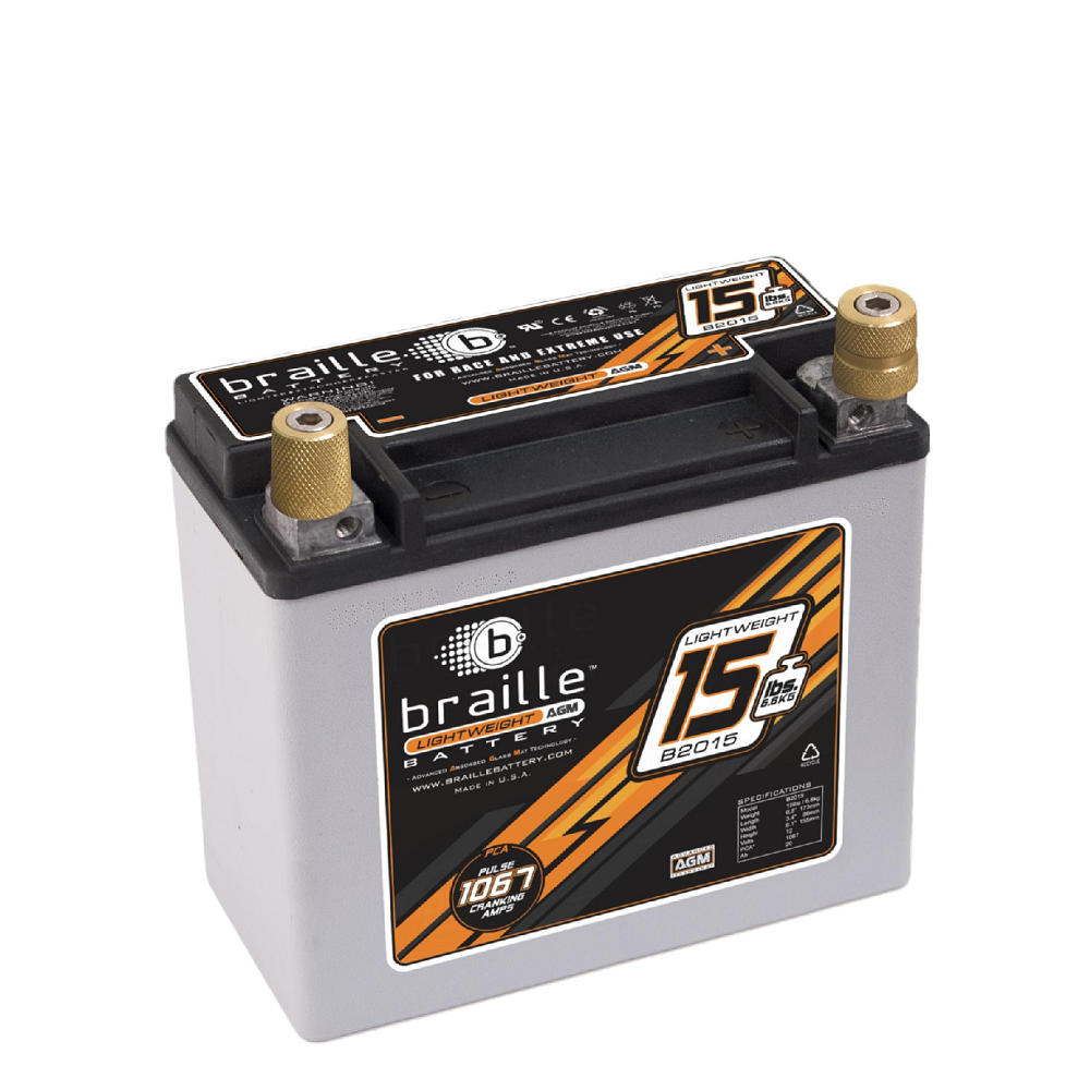 Braille 15LB Lightweight AGM Battery