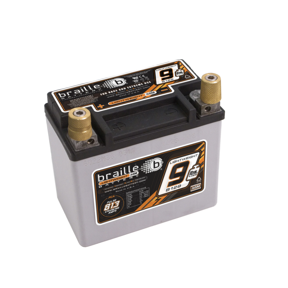 Braille 9LB Lightweight AGM Battery