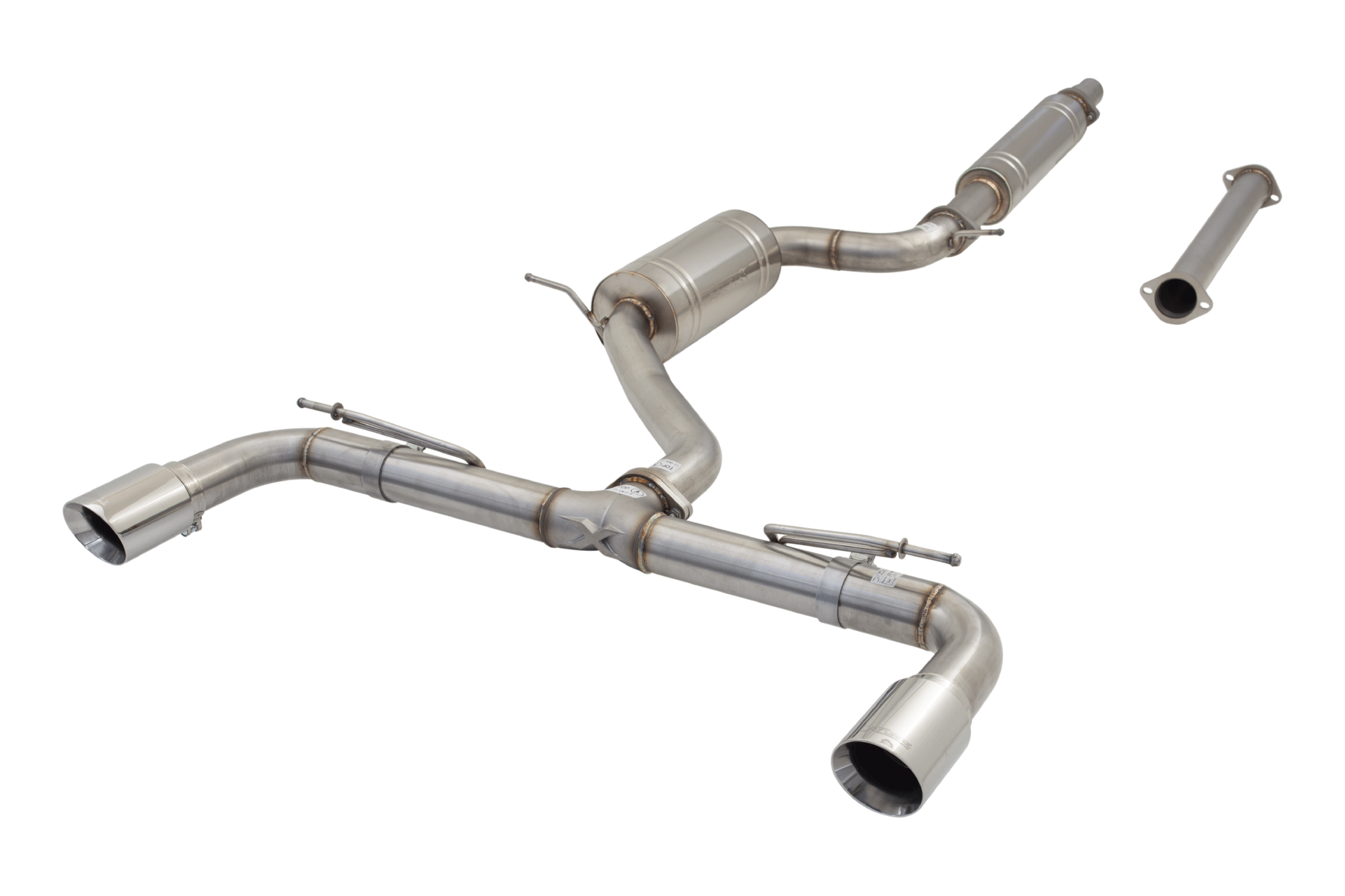 XForce 3" 304 Stainless Steel Cat-Back Exhaust System - MK7/MK8/MK8.5 GTI