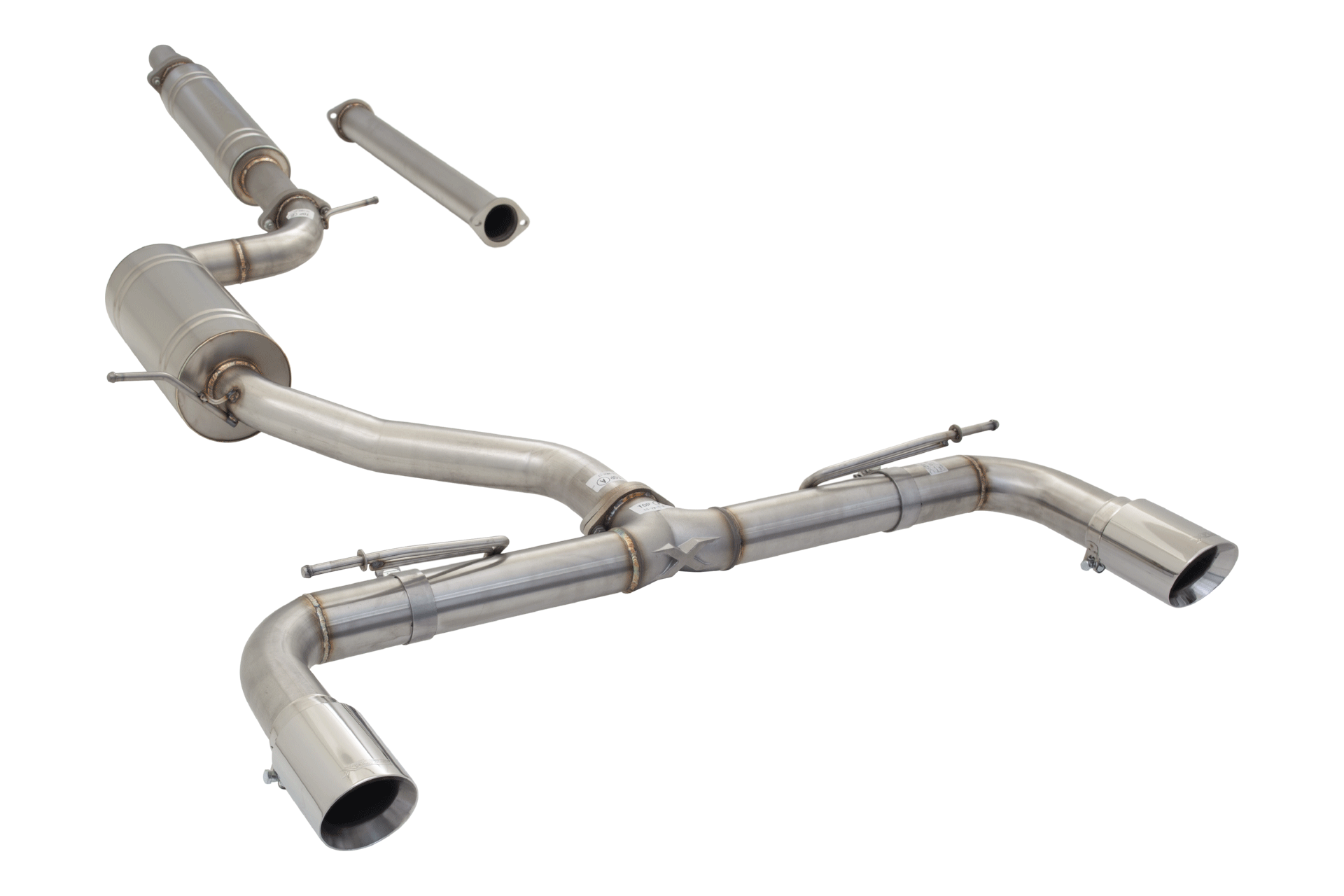 XForce 3" 304 Stainless Steel Cat-Back Exhaust System - MK7/MK8/MK8.5 GTI