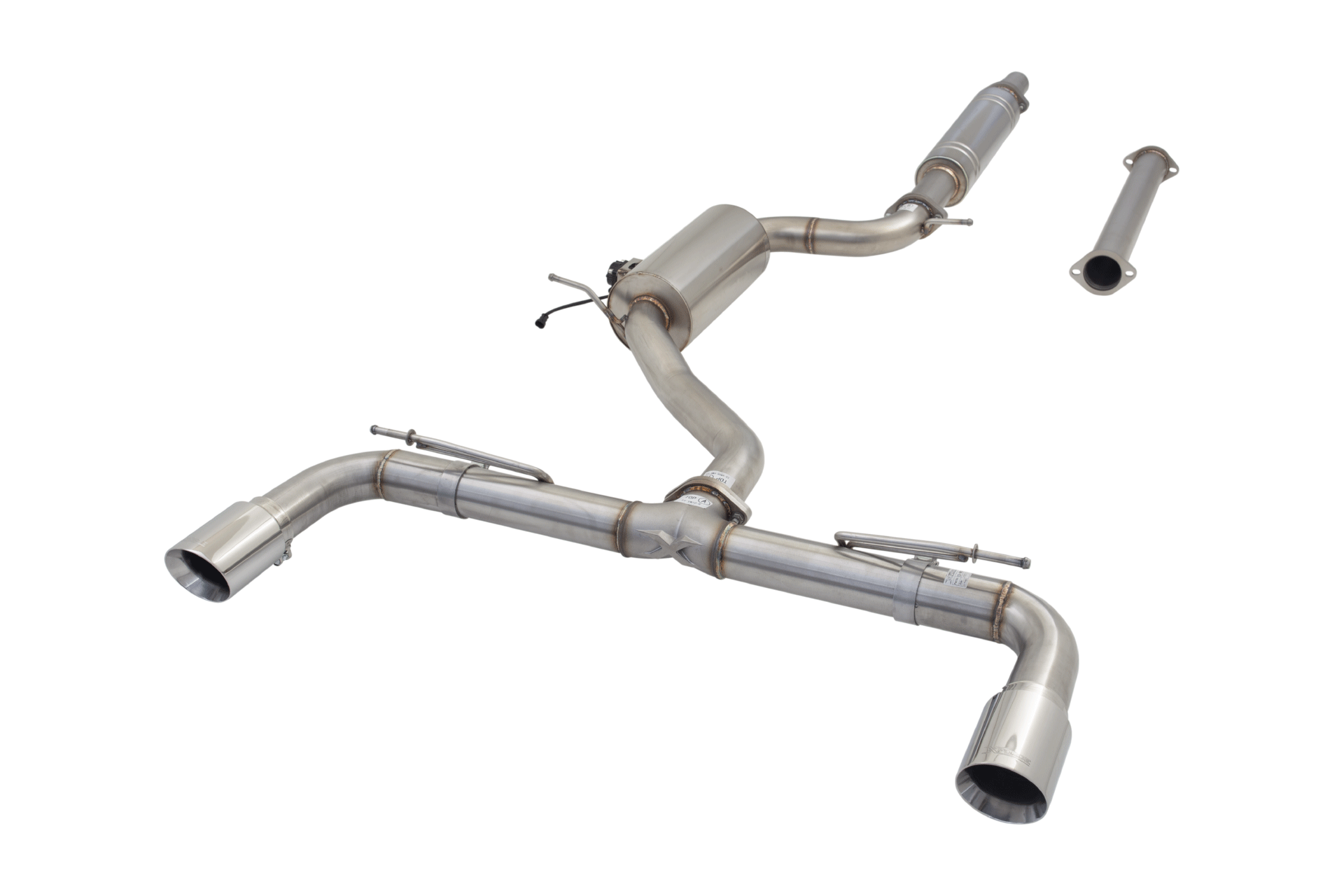 XForce 3" 304 Stainless Steel Cat-Back Exhaust System With Varex Muffler - MK7/MK8/MK8.5 GTI