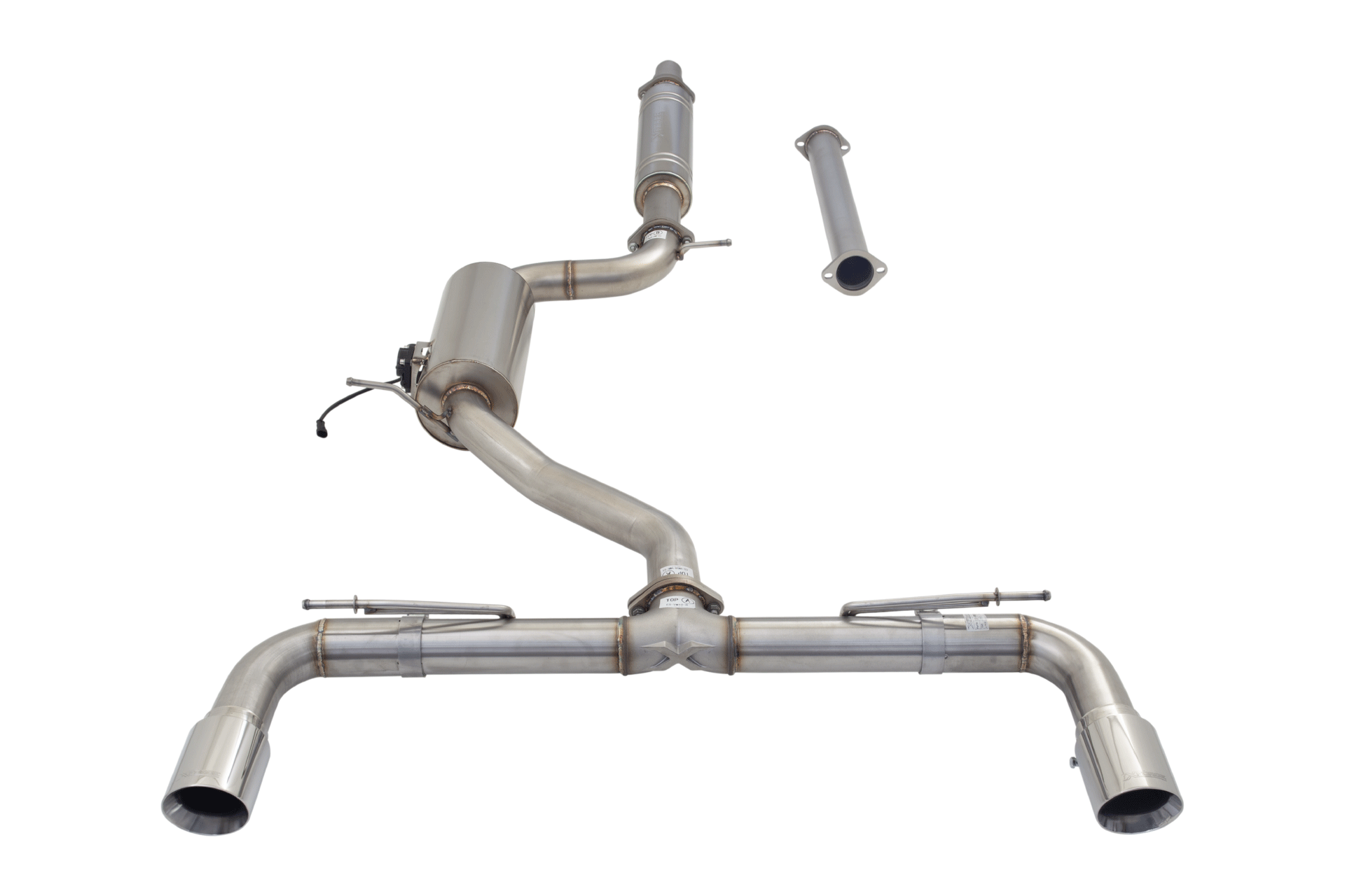 XForce 3" 304 Stainless Steel Cat-Back Exhaust System With Varex Muffler - MK7/MK8/MK8.5 GTI