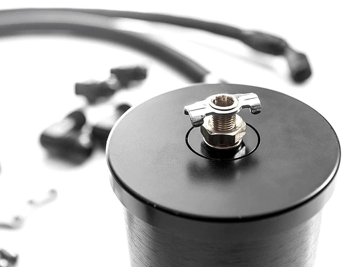 Integrated Engineering Recirculating Catch Can Kit - MK5/MK6 Golf R 2.0T FSI (OEM Valve Cover)