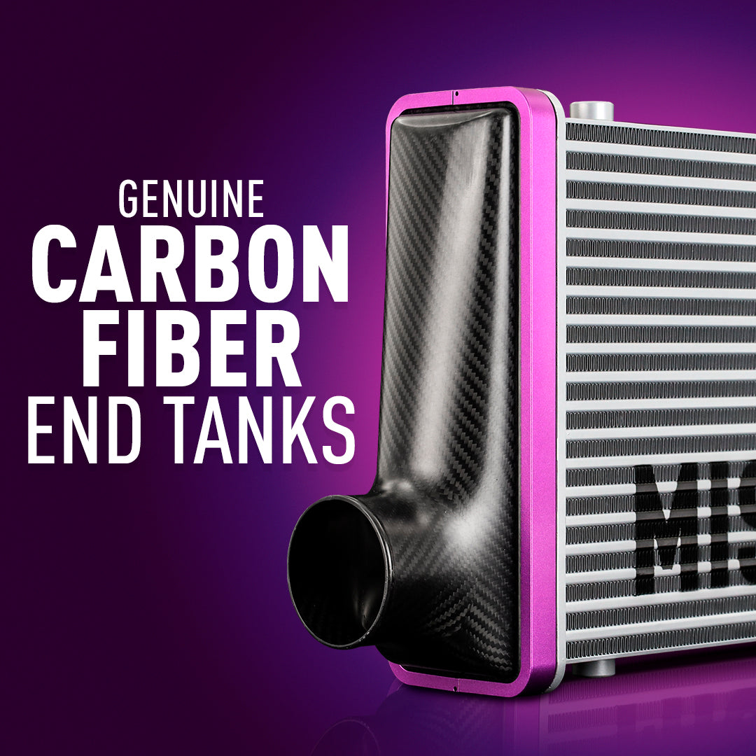 Mishimoto 600mm Gold Core Carbon Fiber Intercooler - Universal Fit