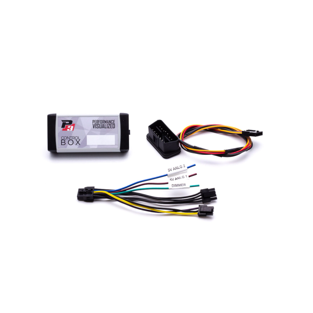 P3 V3 OBD2 Gauge Red + White MK5 · 1K