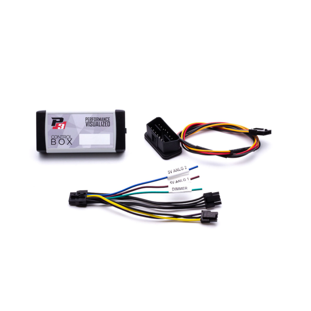 P3 V3 OBD2 Gauge Red + White MK7