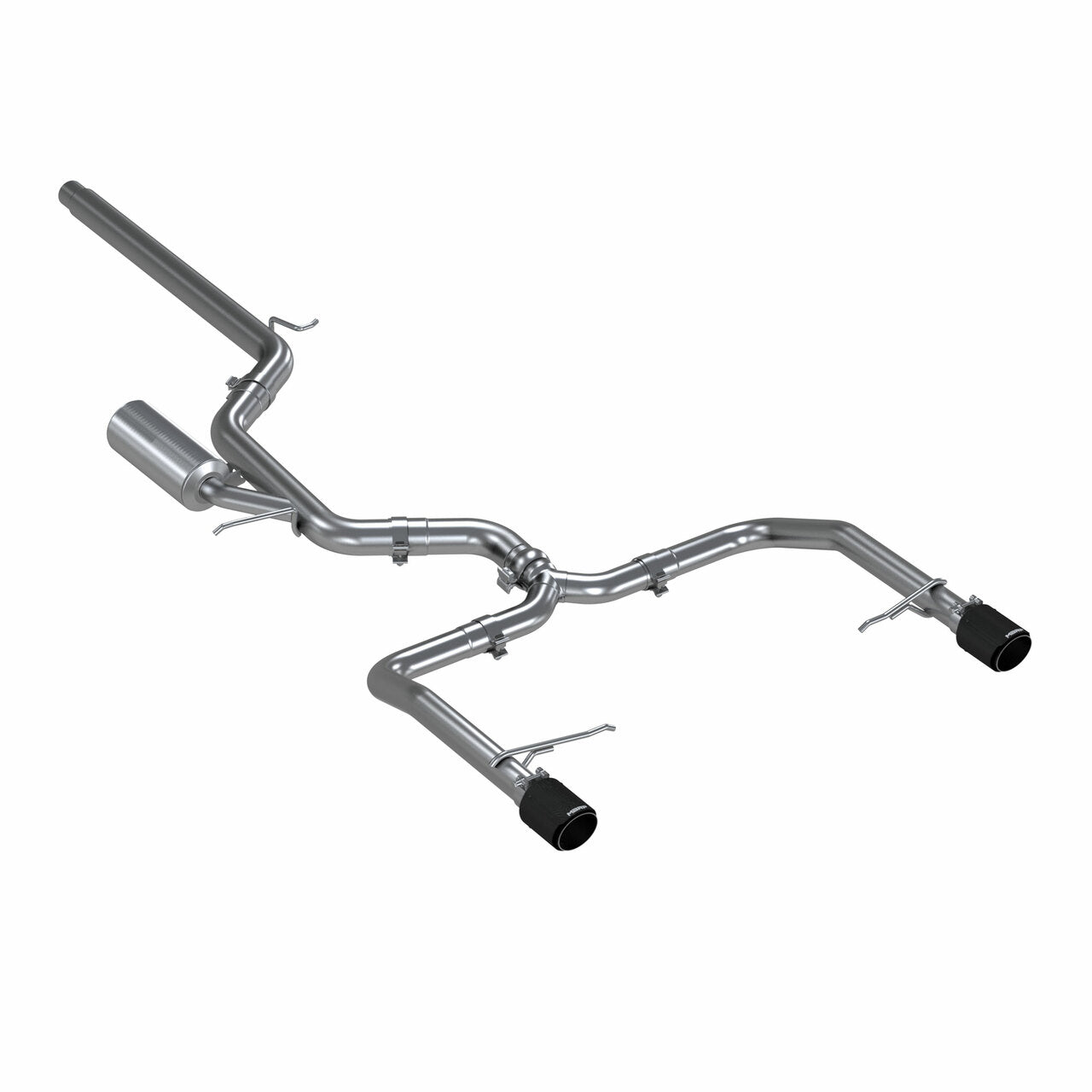 MBRP 3" T304 Stainless Steel Cat Back Exhaust With Dual Split Rear - VW Jetta GLI 2019-2021