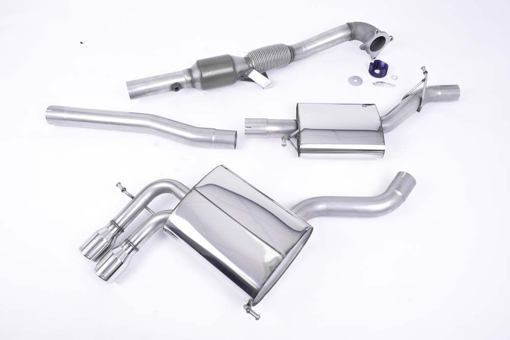 Milltek Turbo-back Exhaust - Audi 8P A3 2.0T 5-Door Sportback Quattro