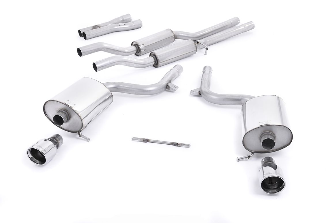 Milltek Catback Exhaust - Audi B6 A4 Saloon/Avant/Cabriolet Quattro 3.0 V6