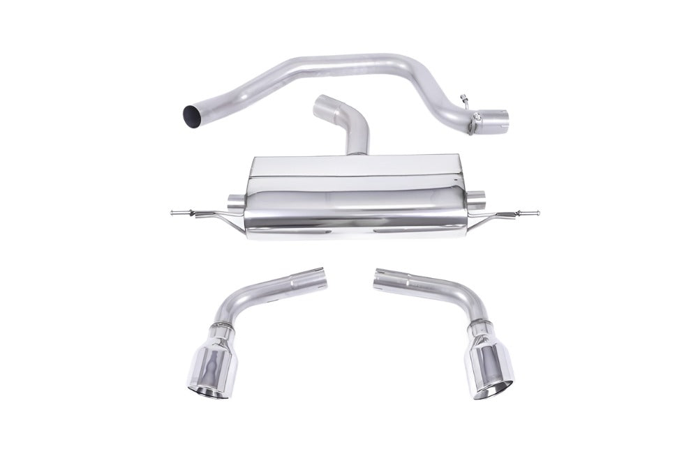 Milltek Catback Exhaust - Audi 8J TT 2.0 (3.2L VR6 Dual Outlet Style)