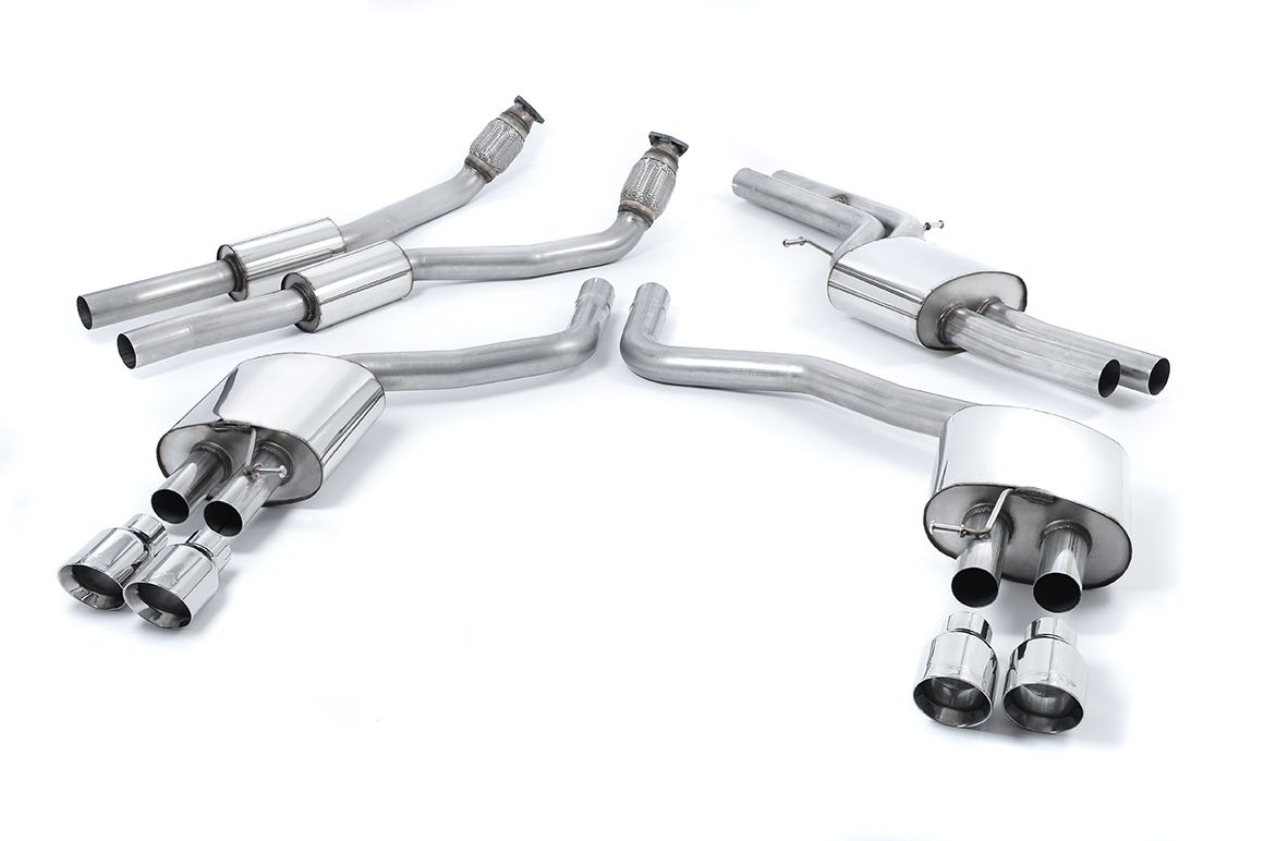 Milltek Non-Valved Catback Exhaust - Audi C7 S6 4.0T