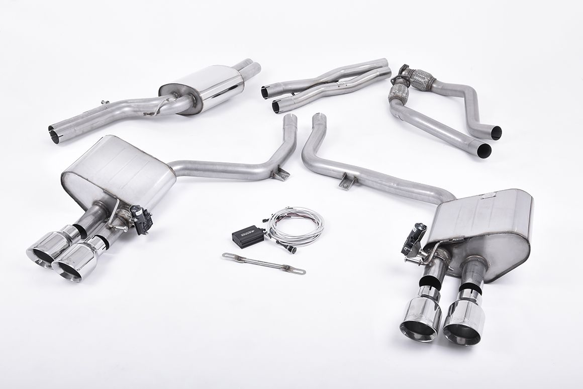 Milltek Valved and Resonated Catback Exhaust - Audi B8.5 S4 3.0