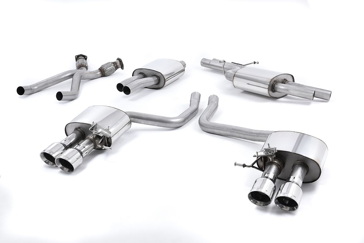 Milltek Resonated Cat-Back Exhaust - Audi 80A SQ5