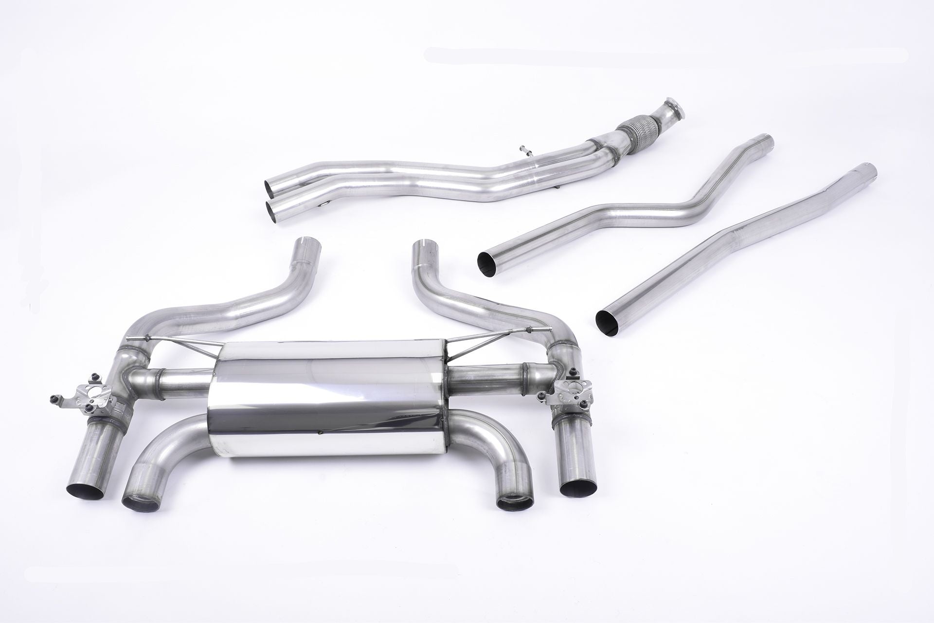 Milltek Hollowtek Twin Valved Catback Exhaust - BMW F87 M2 Coupe
