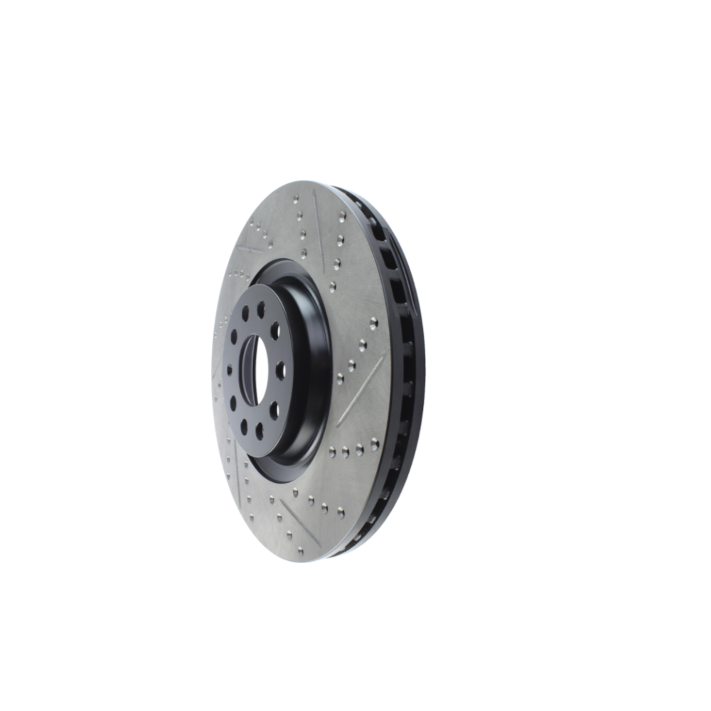 STOPTECH Front Rotors Drilled & Slotted 340x30