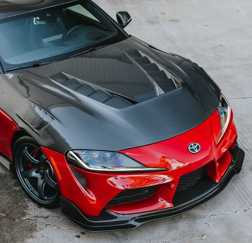 SEIBON TV-Style Carbon Fiber Hood - A90/A91 Supra