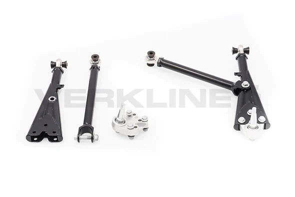 VERKLINE Adjustable Tubular Front Race Wishbones w/ Modified Kinematics - VW MQB/MQB Evo + Audi 8V/8S