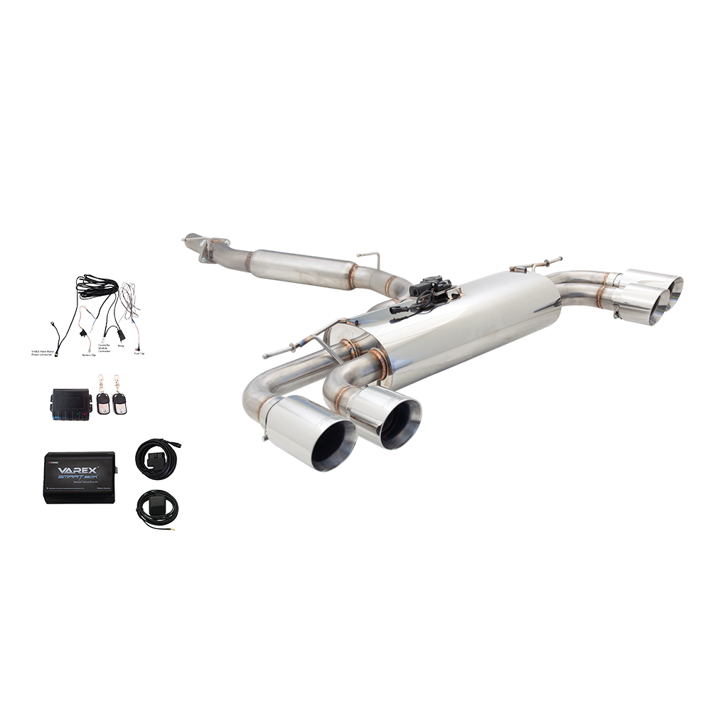 XForce 3 Stainless Steel Cat-Back Exhaust System 8V S3 Sedan
