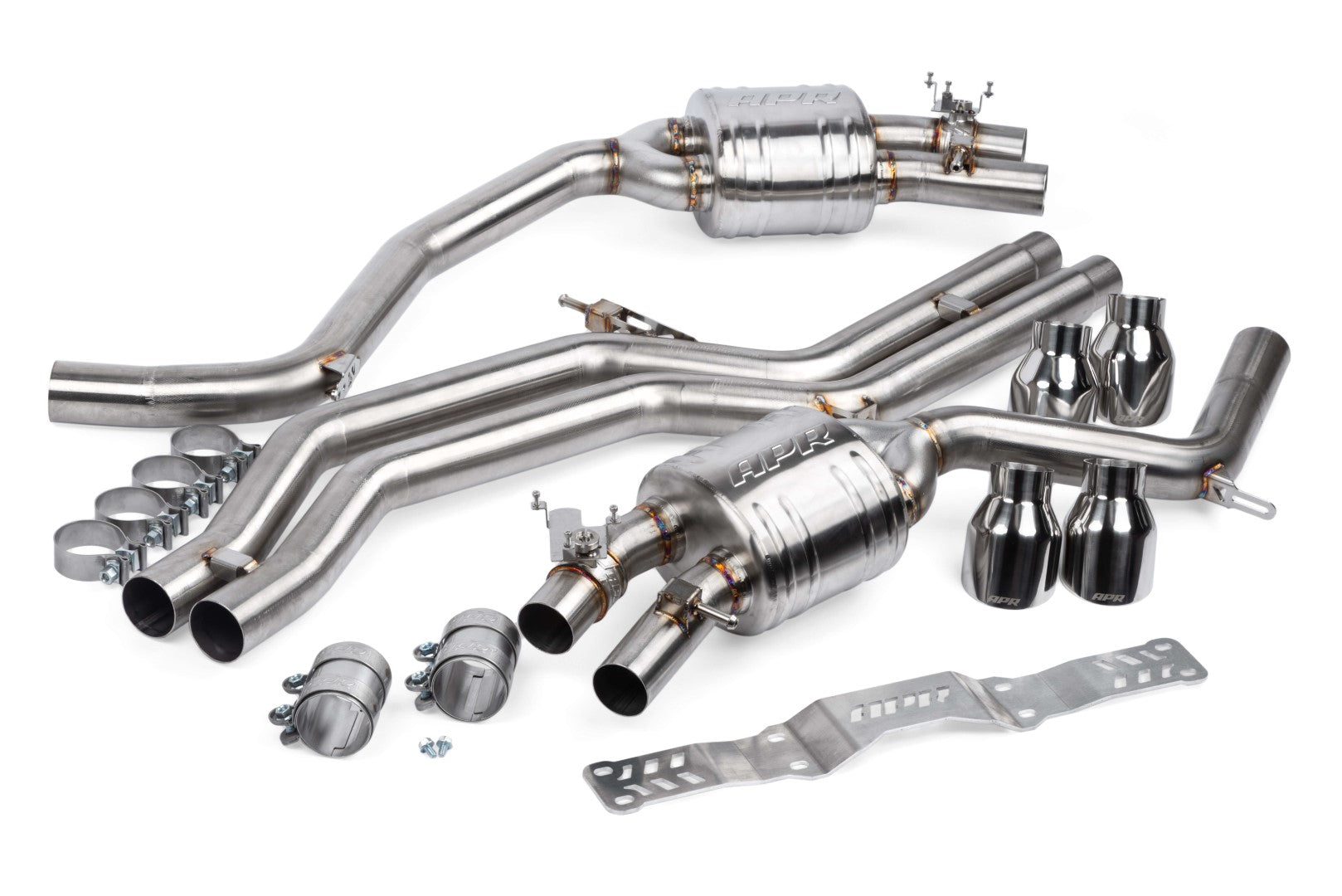 APR Catback Exhaust Without Mid-Muffler - 4.0 TFSI - C7 RS6/RS7
